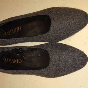 VINTAGE SIAMANTO GRAY PUMP WITH HEEL FOR WOMEN'S SIZE 8.5